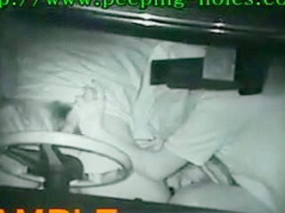 Fucking around with a hidden cam and a nice handjob in the car