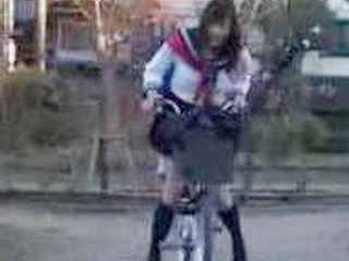 Pedaling for Porn Binge in Nippon's Bustling Streets