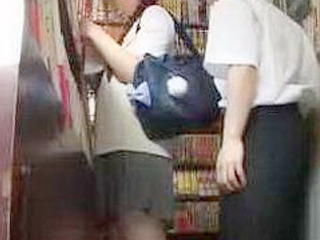 Naughty Nippon Schoolgirl's Sultry Bookstore Escapade
