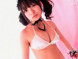 Nippon beauty with busty tits and sexy thighs, ready for hot naughty fuck in Tokyo XXX studio